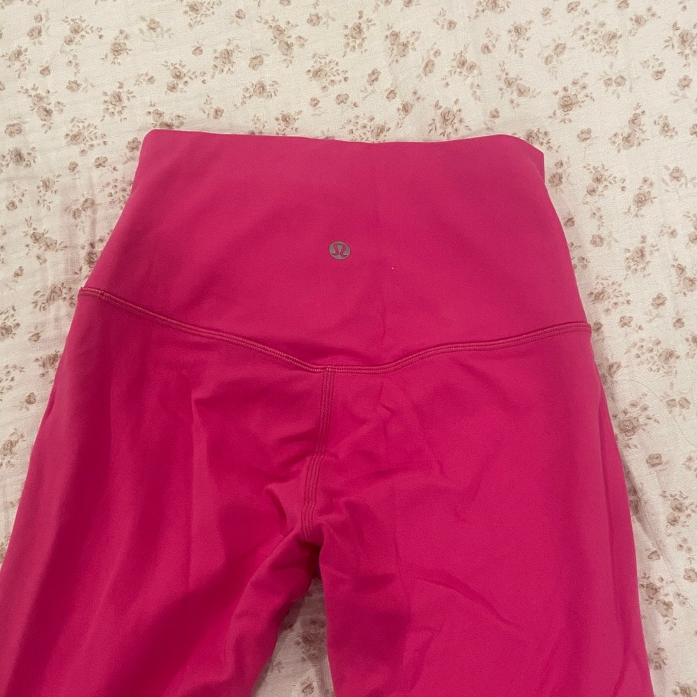 Lululemon Athletica Vibrant Pink Leggings full length